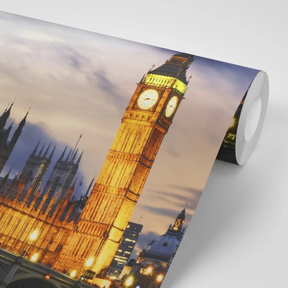 Samolepiaca fototapeta nočný Big Ben v Londýne - 300x200