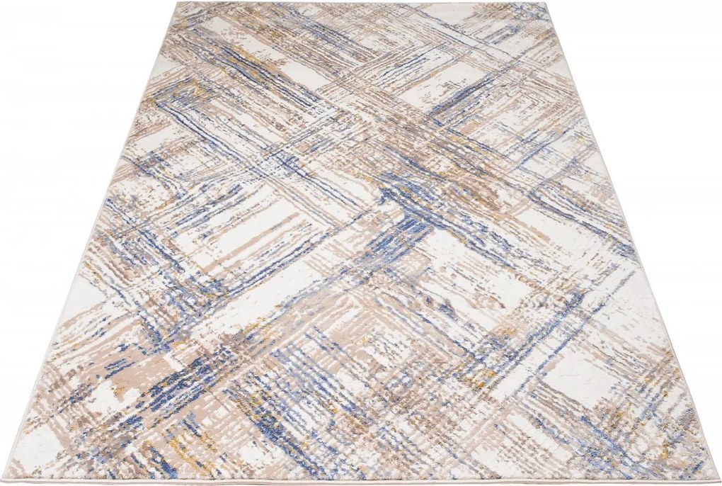 TA Koberec G505M BIELA/TMAVOMODRÁ ASTHANE Rozmer: 80x150 cm
