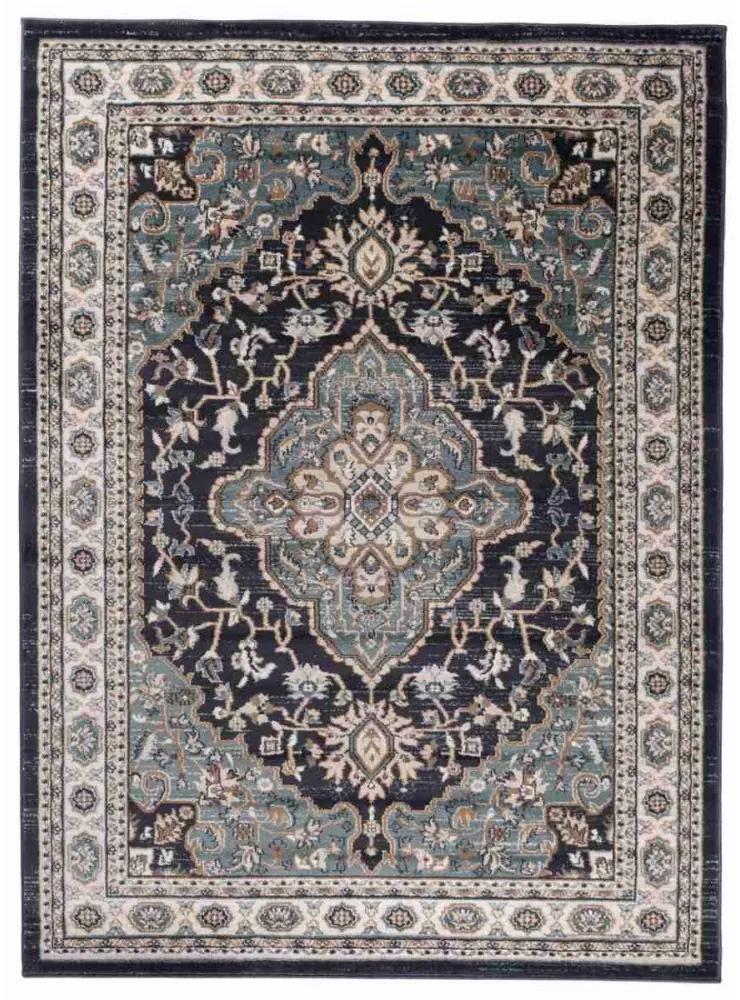 Kusový koberec klasický Dalia antracitový, Velikosti 180x250cm