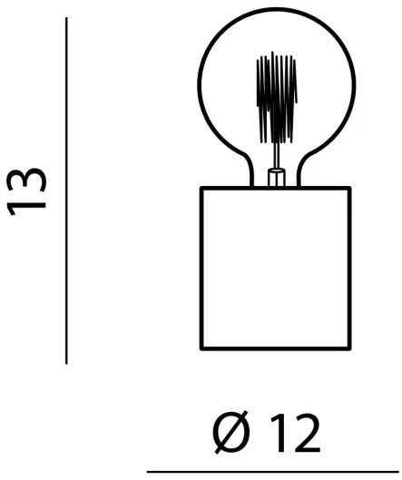 Dizajnová stolová lampa Volta