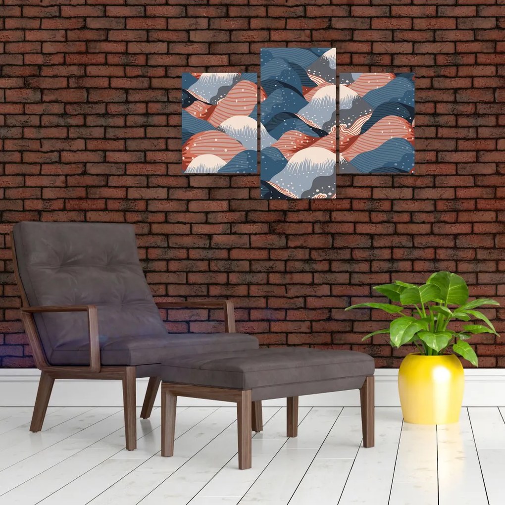Obraz - Japonské vlny (90x60 cm)