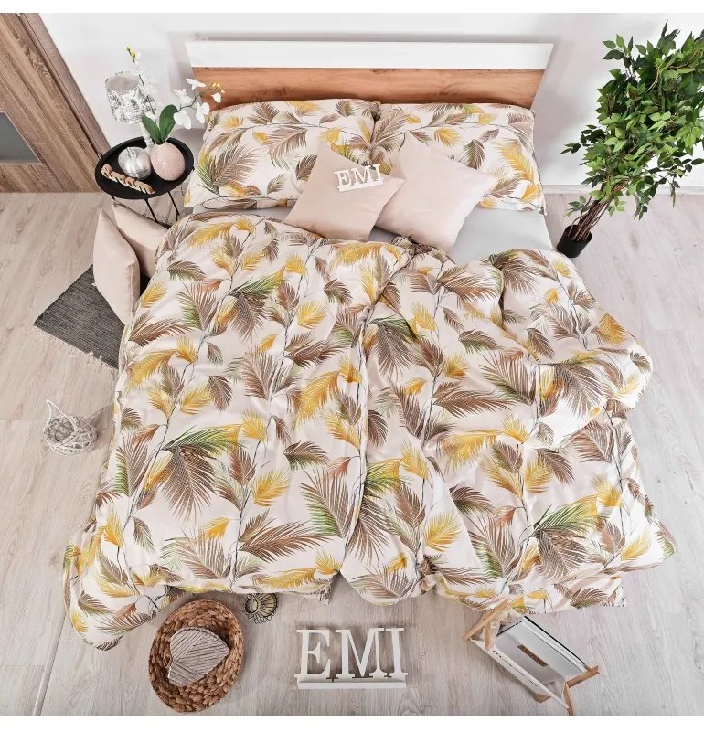 Obliečky bavlnené Kiara EMI, Predĺžený set jednolôžko obsahuje 1x 140x220 + 1x 70x90