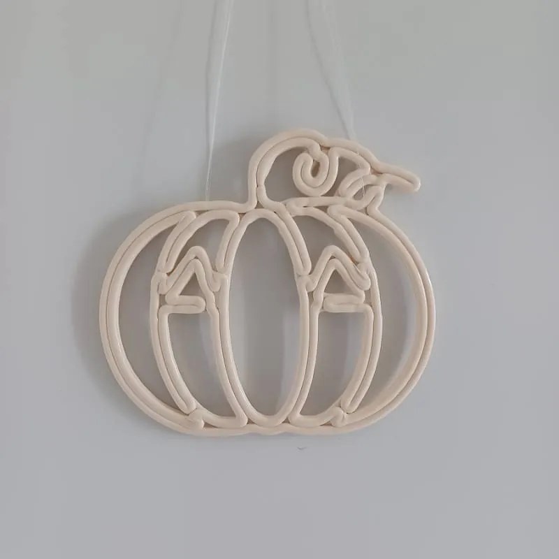 DECOLED Dýně, 30 cm, bílá