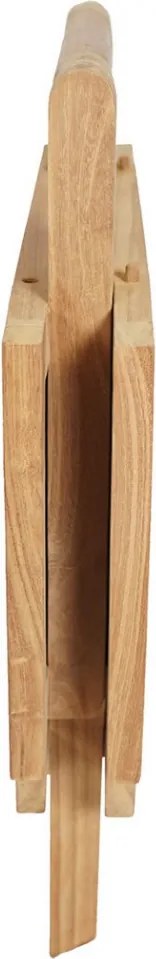 Záhradný konferenčný stolík Jakarta 50x50 cm, skladacia, teak