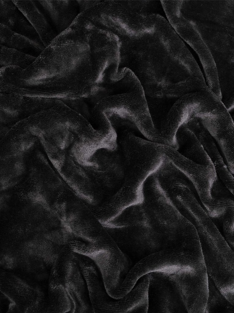 Obliečky mikroplyš Exclusive – Laura čierna 140 × 200 cm, 70 x 90 cm