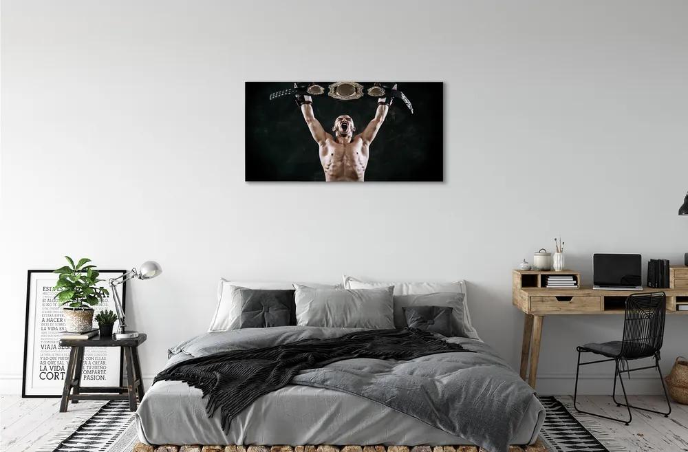 Obraz canvas muž remeň 120x60 cm