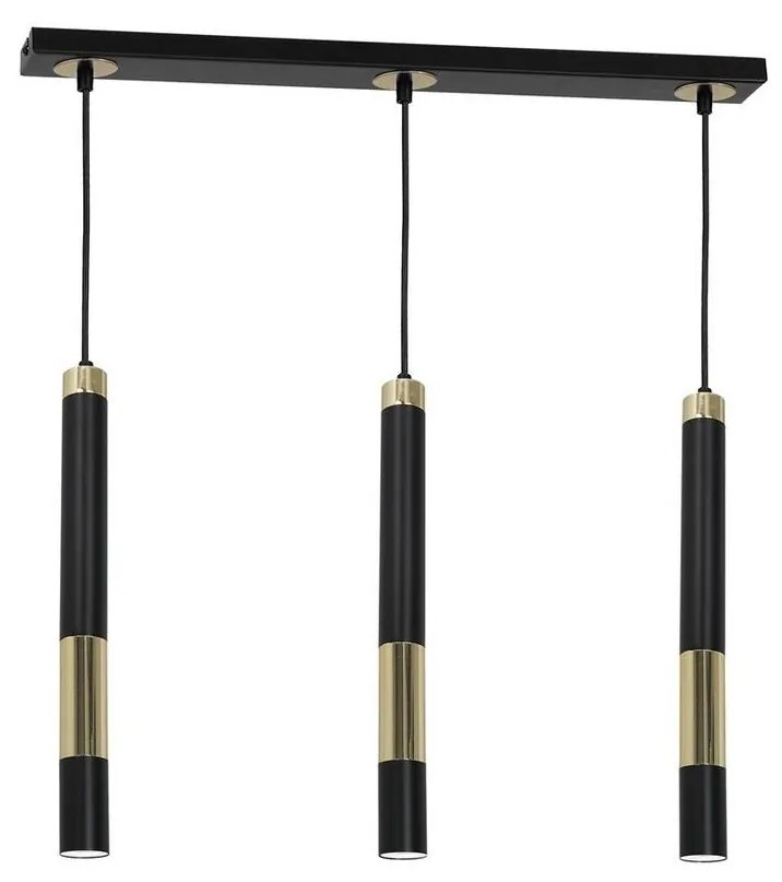 LED Luster na lanku DALLAS 3xGU10/3W/230V