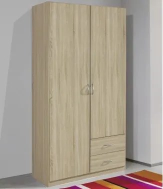 Šatníková skriňa Case, 91 cm, dub sonoma%