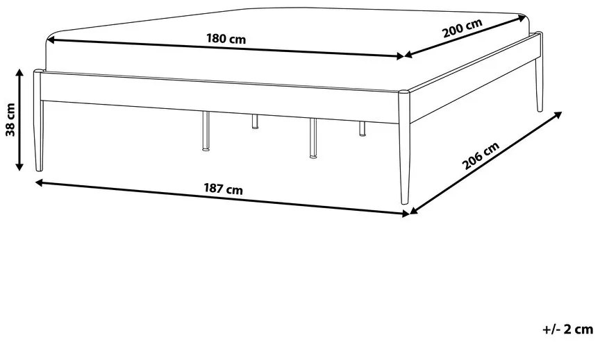 Manželská posteľ 180 cm Victoire (biela) (s roštom). Vlastná spoľahlivá doprava až k Vám domov. 1076356