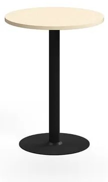 Barový stôl VERTICUS, Ø700x900 mm, breza/čierna