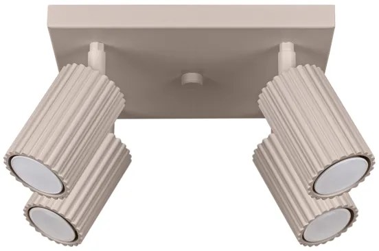 Brilagi - LED bodové svietidlo CRESTO 4xGU10/10W/230V taupe
