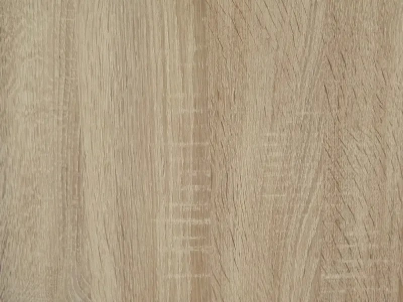 Posteľ s nočnými stolíkmi Burano 180x200 cm, dub sonoma/biela