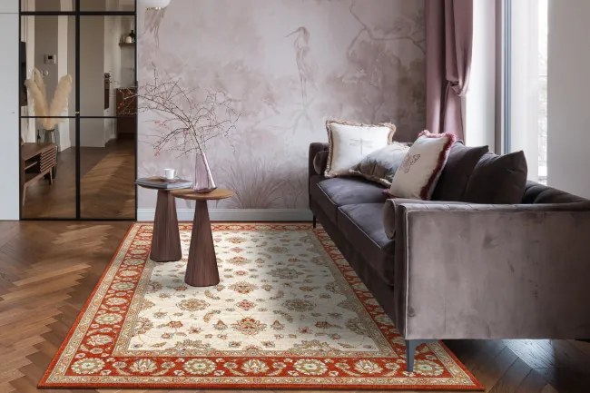 Koberec SOHO 477.15.LA103 OSTA béžový / terakotový