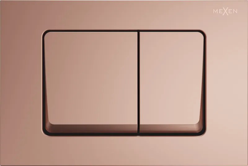 Mexen Fenix 10 XS splachovacie tlačidlo, Zlatoružová - 601005