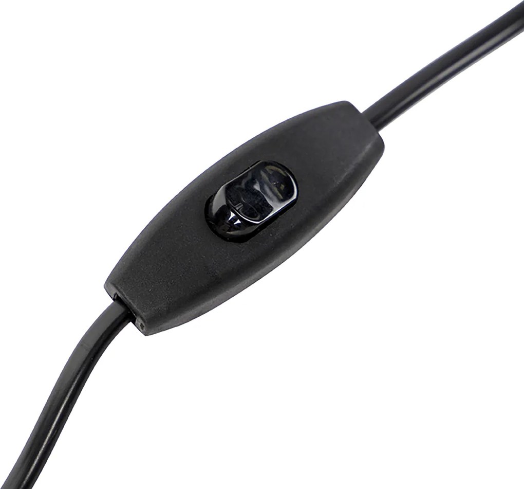 Stolová lampa Bronzový zamatový tienidlo zelená so zlatom 40 cm - Bruut