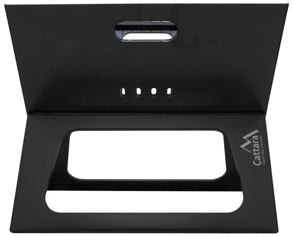 Skladací čierny gril na drevené uhlie Cattara Piran