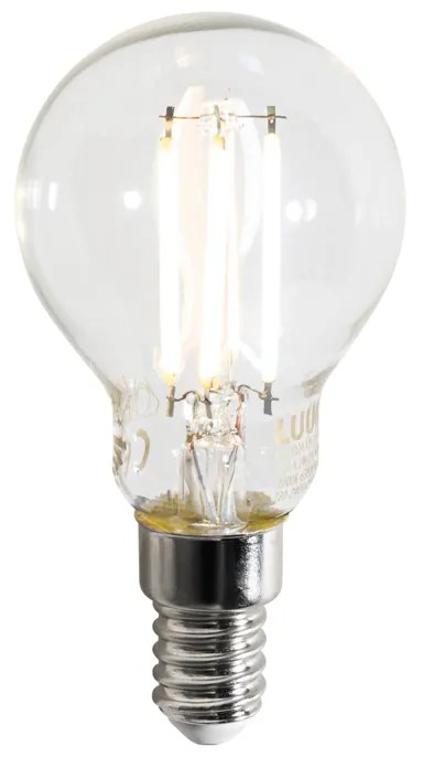 Inteligentná stojaca lampa zlatá s ružovým sklom 3-svetlá vrátane 3 Wifi P45 - Vidro