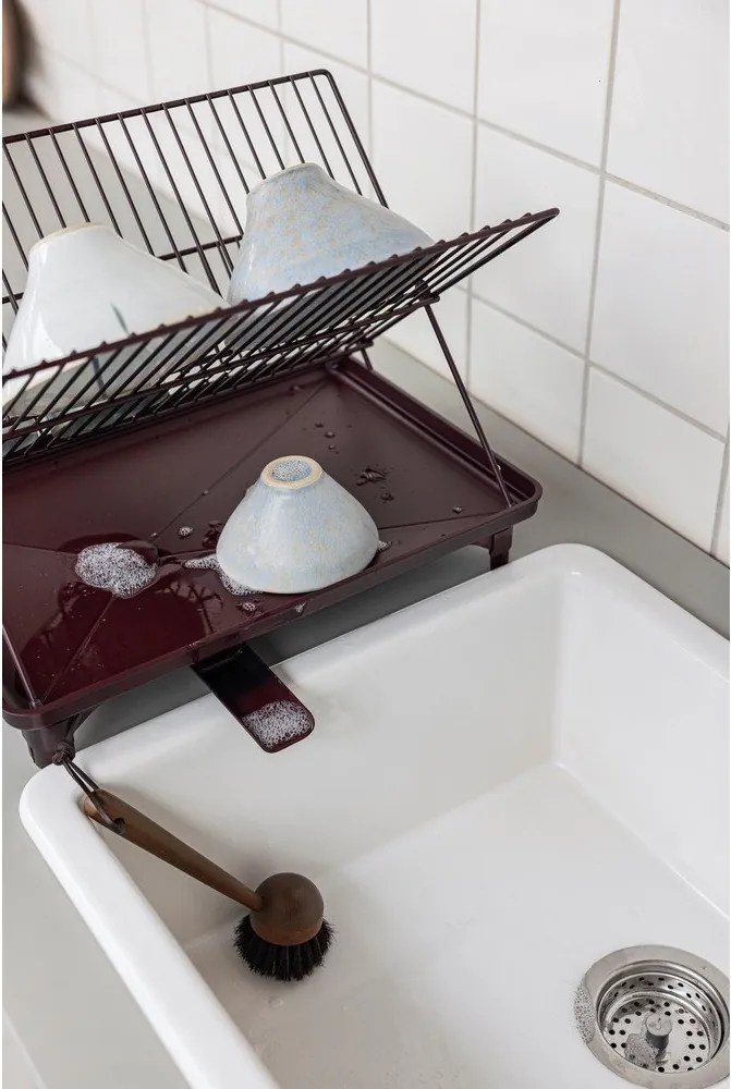 Vínový dvojposchodový odkvapkávač 42x29 cm Dry-It – Mette Ditmer Denmark