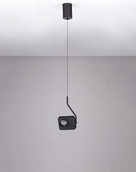 LED stmievateľné čierne dizajnové svietidlo Kedros