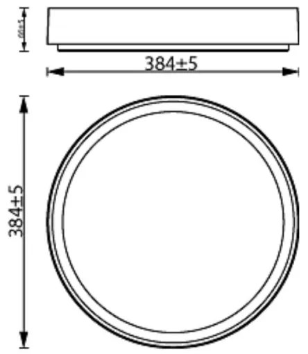 Philips - LED Stmievateľné stropné svietidlo HANNO LED/24W/230V 4000K biela