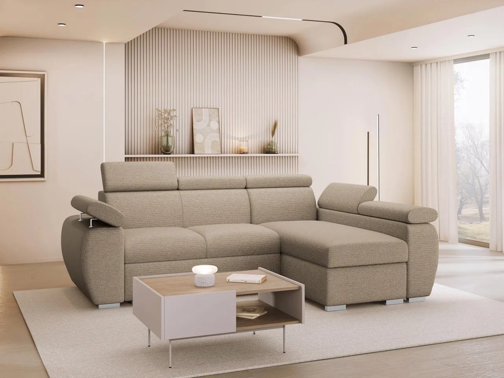 Rohová sedačka Giza Mini, Strana: Ľavá LC-2R, Dostupné poťahy: Aragon 20