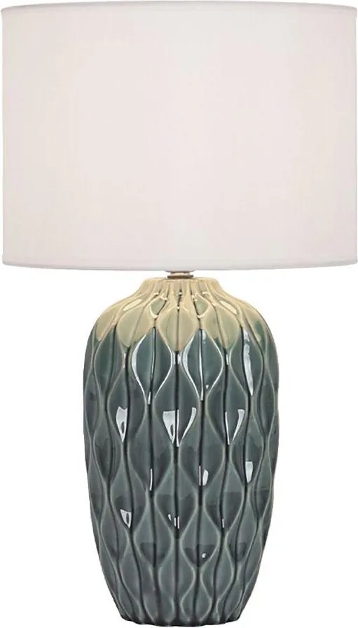 Stolná lampa PINEAPLE 1xE27/40W/230V biela/zelená