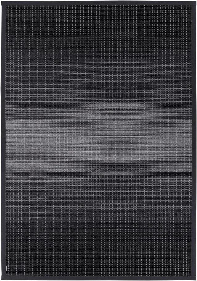 Antracitový obojstranný koberec Narma Moka Carbon, 80 × 250 cm