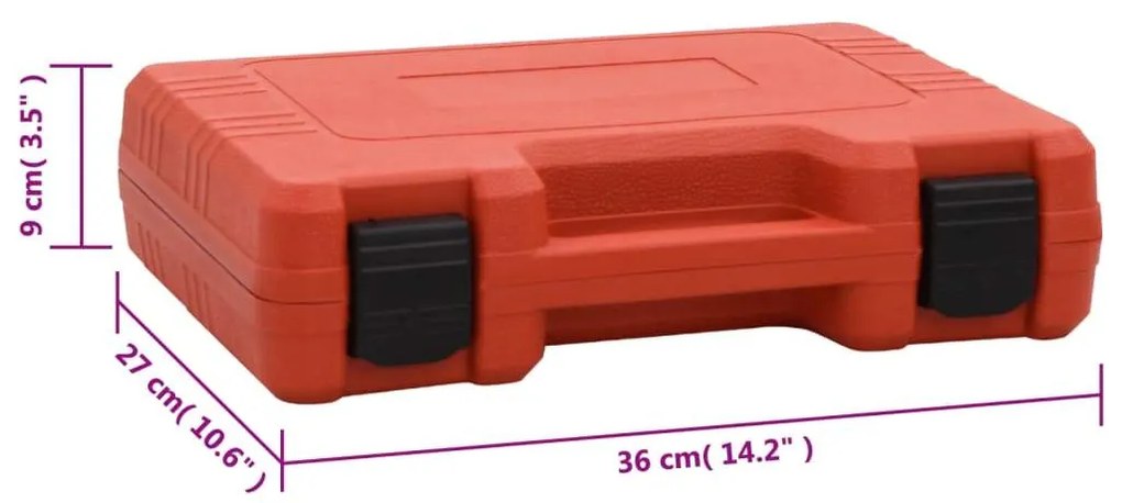 Súprava detektora úniku klimatizácie červená 36x27x9 cm