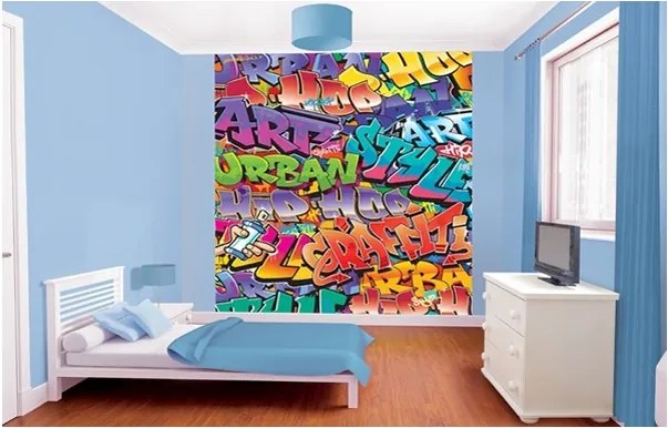 WALLTASTIC®  Fototapeta 203 x 243cm GRAFFITI