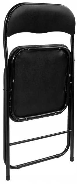 Rozkladací set FETA BLACK 180 cm + 6 stoličiek BASICO