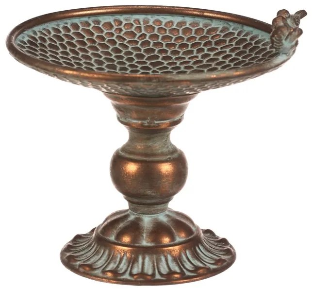 Autronic BONTEC Stojan kovový - 24 cm, aranžovací, s vtáčikmi, medený Farba: Medená