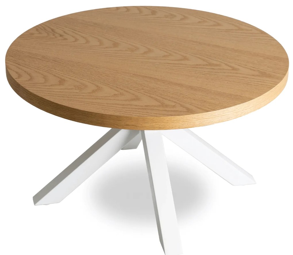 PROXIMA.store - Okrúhly konferčenčný stolík LINCOLN FARBA: biela