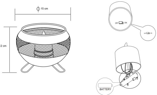 Globo 36710 - LED Solárne svietidlo LED/1,2V IP44
