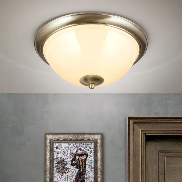 Orion DL 7-677/50-Stropné svietidlo AUSTRIAN OLD LAMP 3xE27/60W/230V bronz/béžová