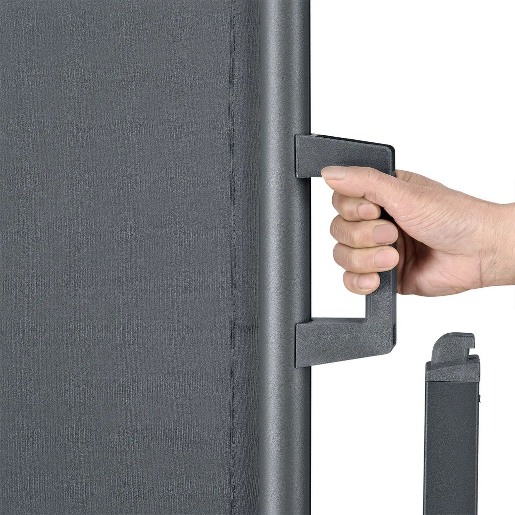 InternetovaZahrada Bočná markíza Dubaj 300 x 160 cm - antracit