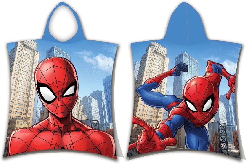 Jerry Fabrics Detské pončo SPIDER-MAN - Jump 50x115 cm