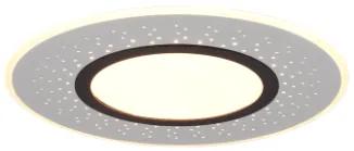 VERUS S | Stropne prisadené okrúhle niklové LED svietidlo