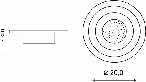 Brilagi - LED stropné svietidlo MODERNÉ MINI LED/29W/230V 3000/4000/6000K
