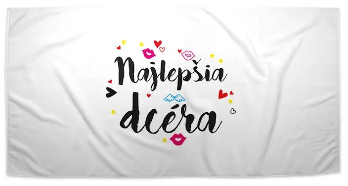 Sablio Uterák Najlepšia dcéra - 30x50 cm