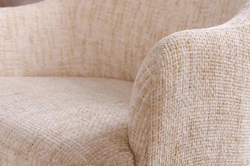 Stolička 45927 Art Living Látka Chenille Béžová - Komfort-nábytok