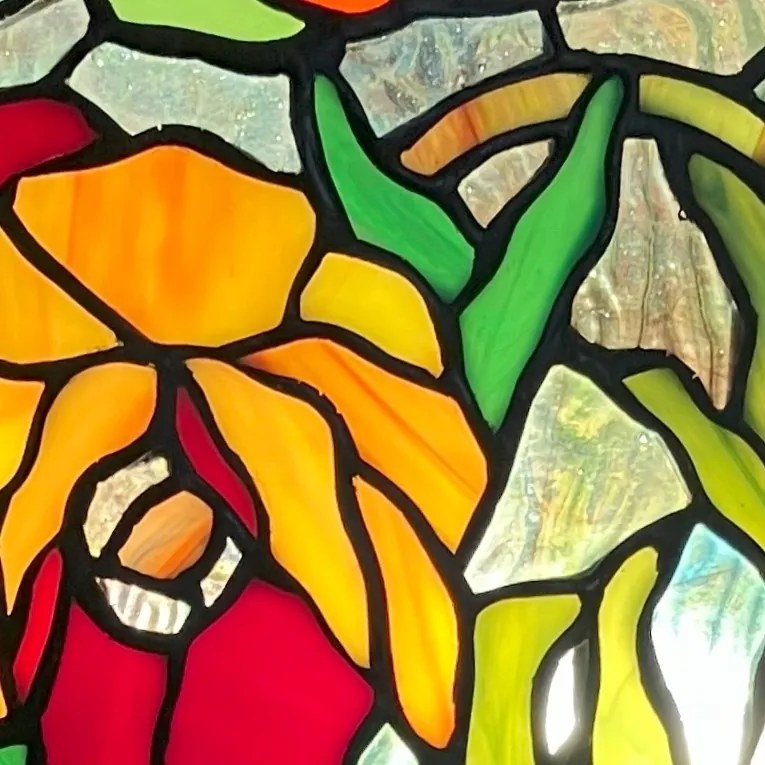 Tiffany stolné svietidlo BELLATRIX 60*Ø25