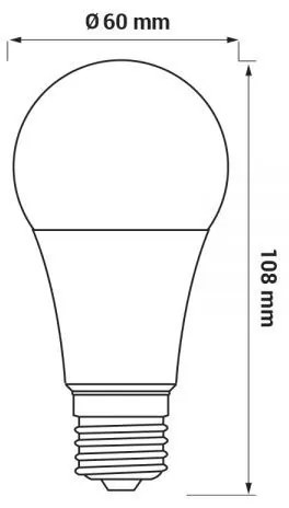 Žiarovka LED E27 7,5W