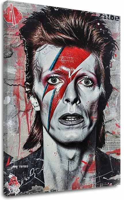 Obraz Davida Bowieho - Ikona hudby a štýlu 60x90 cm