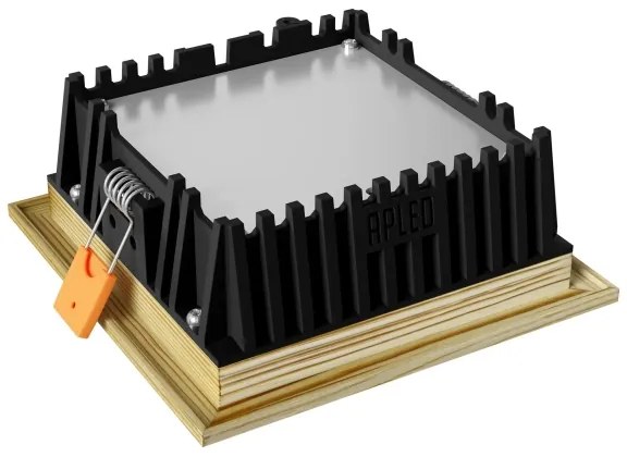 APLED -LED Podhľadové SQUARE WOODLINE LED/6W/230V 4000K 12x12 cm borovica masív