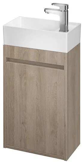 Cersanit Crea, závesná skrinka + umývadlo 40cm, SET B112, dub, S801-286