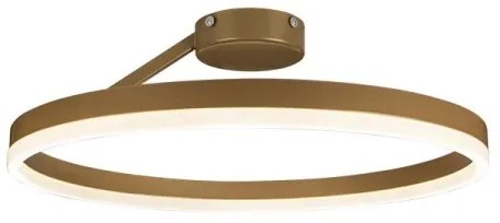 LED Stmievateľný prisadený luster LED/40W/230V 3000-6500K zlatá + diaľkové ovládanie