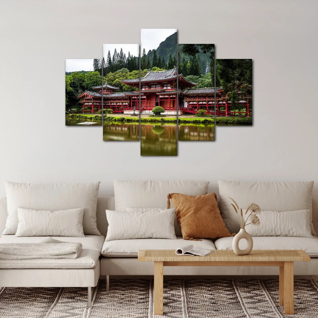 Obraz - Budhistický kláštor (150x105 cm)