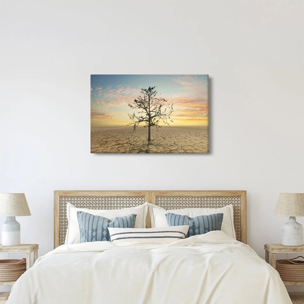 Obraz - Strom na púšti (90x60 cm)