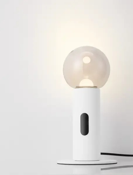 LED stmievateľná biela stolná lampa Chronos
