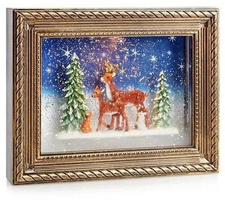 Markslöjd 705555 - LED Vianočná dekorácia REINHARD LED/0,06W/4xAA/teplá biela bronz